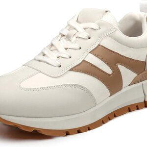 Womens Casual Sneakers Polyurethane Breathable Non-Slip Comfortable Shoes